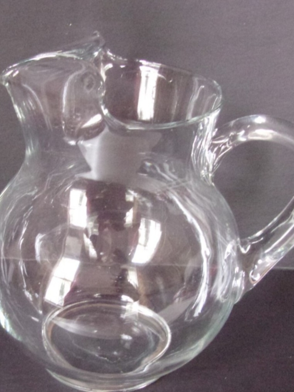 Clear Glass Pitcher - Classic Home Dining Jug